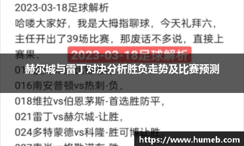 赫尔城与雷丁对决分析胜负走势及比赛预测